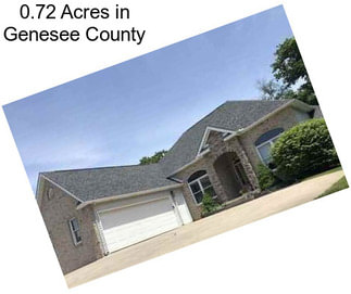 0.72 Acres in Genesee County