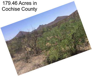 179.46 Acres in Cochise County