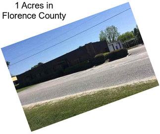 1 Acres in Florence County