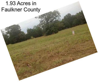 1.93 Acres in Faulkner County