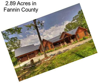 2.89 Acres in Fannin County