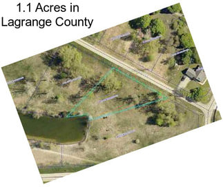 1.1 Acres in Lagrange County