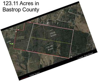 123.11 Acres in Bastrop County