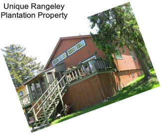 Unique Rangeley Plantation Property
