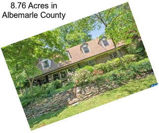 8.76 Acres in Albemarle County