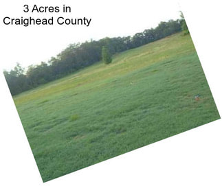 3 Acres in Craighead County