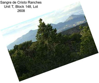 Sangre de Cristo Ranches Unit T, Block 148, Lot 2608