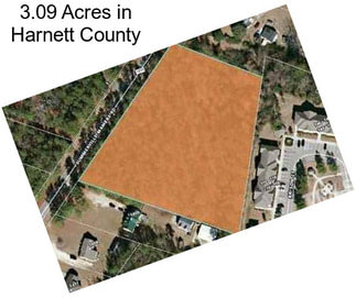 3.09 Acres in Harnett County