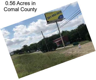 0.56 Acres in Comal County