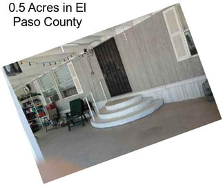 0.5 Acres in El Paso County