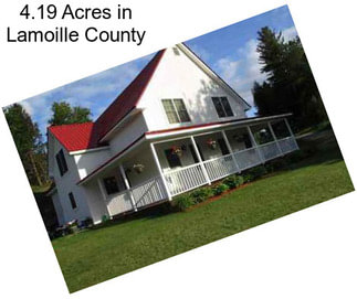 4.19 Acres in Lamoille County