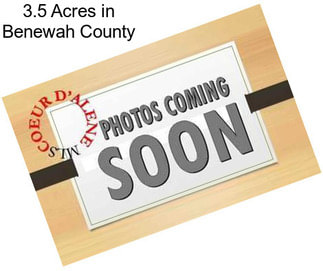 3.5 Acres in Benewah County