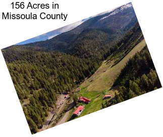 156 Acres in Missoula County