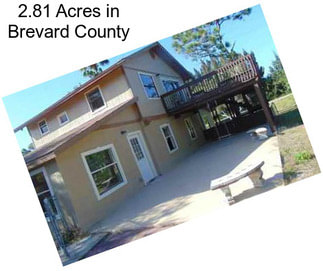 2.81 Acres in Brevard County