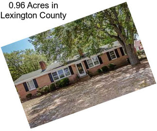 0.96 Acres in Lexington County