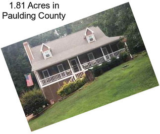 1.81 Acres in Paulding County