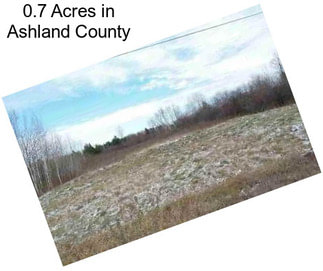 0.7 Acres in Ashland County