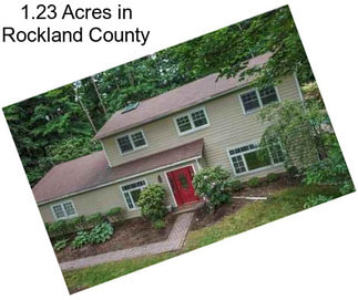 1.23 Acres in Rockland County