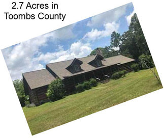2.7 Acres in Toombs County