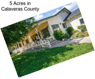 5 Acres in Calaveras County