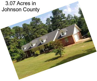 3.07 Acres in Johnson County