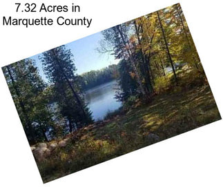 7.32 Acres in Marquette County