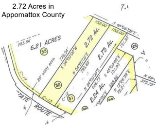 2.72 Acres in Appomattox County
