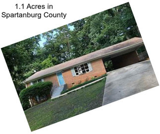 1.1 Acres in Spartanburg County