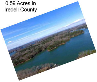 0.59 Acres in Iredell County