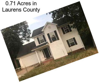 0.71 Acres in Laurens County