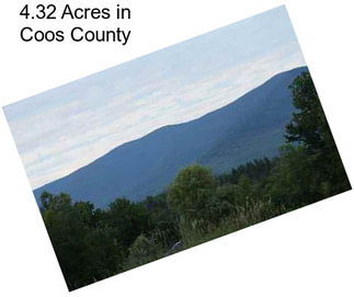 4.32 Acres in Coos County