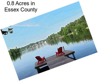0.8 Acres in Essex County