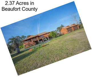 2.37 Acres in Beaufort County