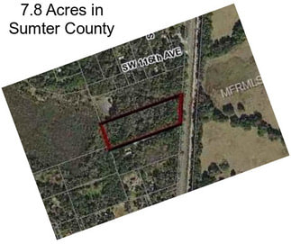 7.8 Acres in Sumter County