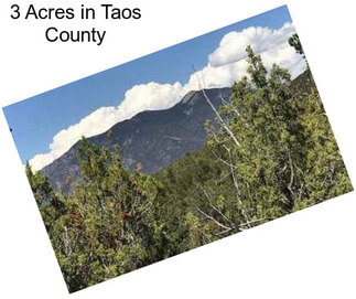 3 Acres in Taos County