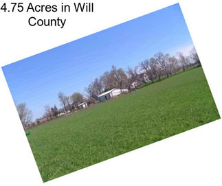 4.75 Acres in Will County