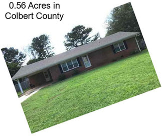 0.56 Acres in Colbert County