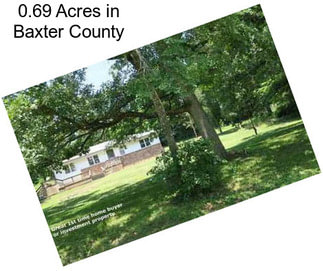 0.69 Acres in Baxter County