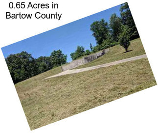 0.65 Acres in Bartow County