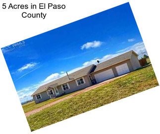 5 Acres in El Paso County