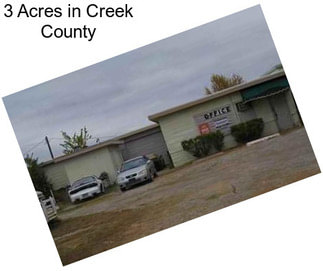 3 Acres in Creek County
