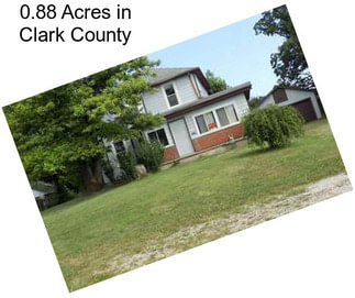 0.88 Acres in Clark County