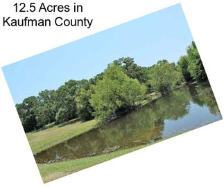 12.5 Acres in Kaufman County