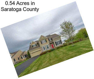 0.54 Acres in Saratoga County