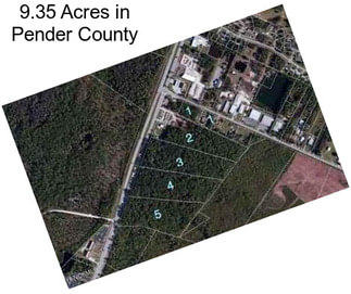 9.35 Acres in Pender County