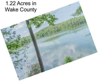 1.22 Acres in Wake County