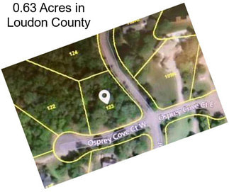 0.63 Acres in Loudon County