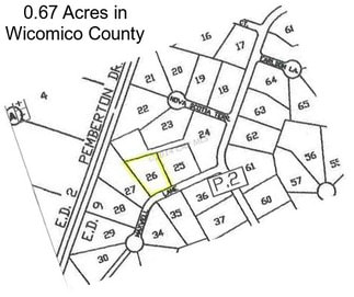 0.67 Acres in Wicomico County