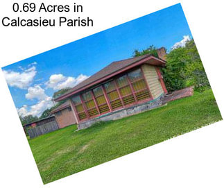 0.69 Acres in Calcasieu Parish