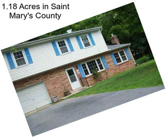 1.18 Acres in Saint Mary\'s County